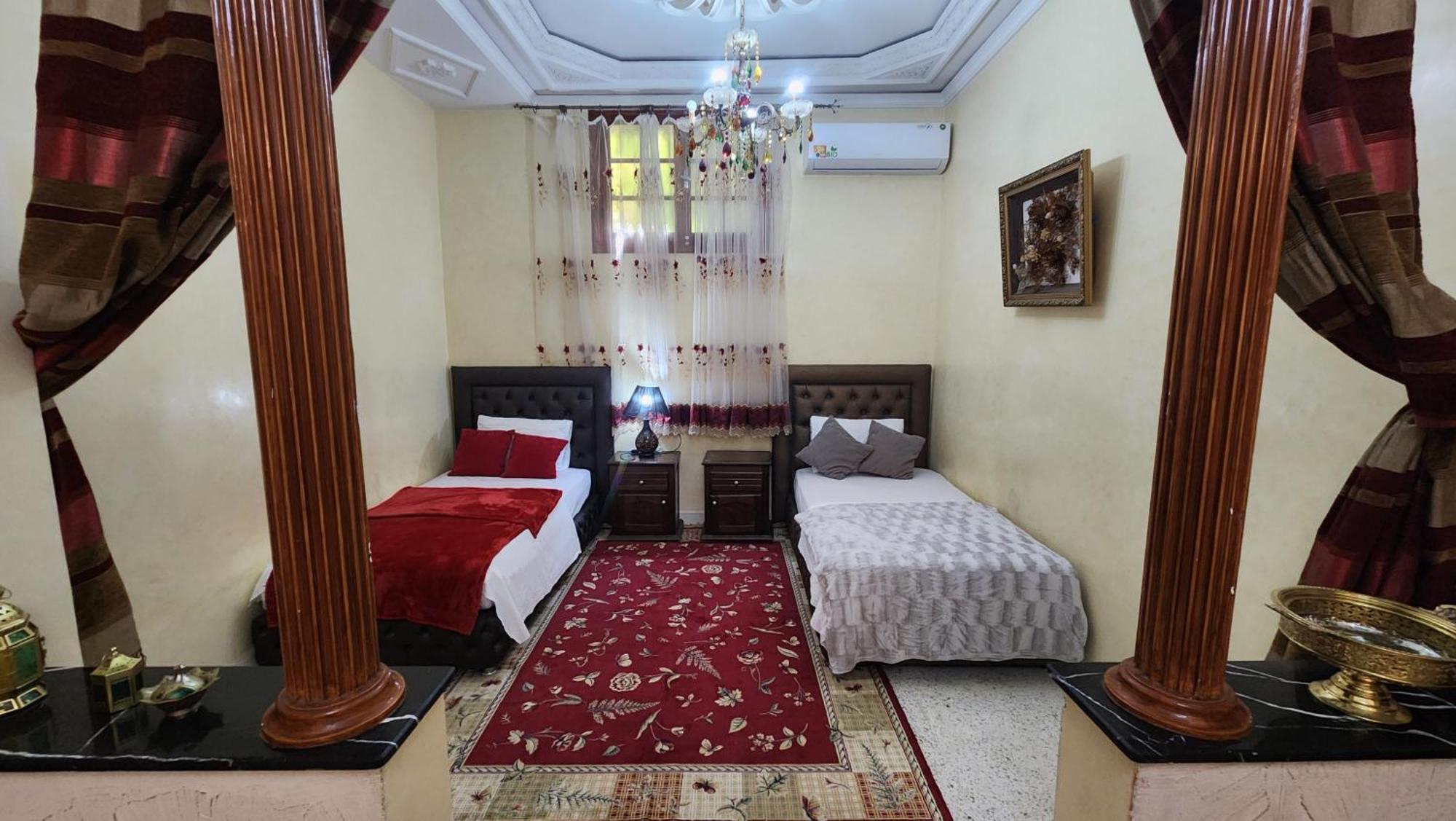 Appartement Riad 5Min A Pied De L'Aeroport Marrakesh Buitenkant foto