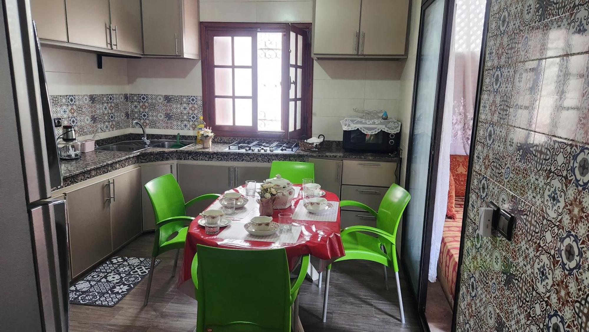 Appartement Riad 5Min A Pied De L'Aeroport Marrakesh Buitenkant foto