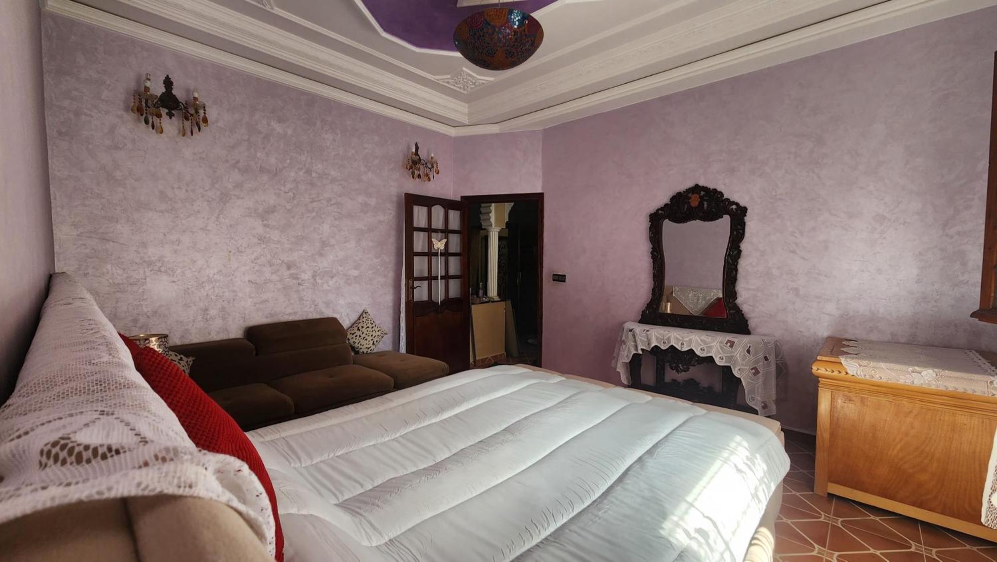 Appartement Riad 5Min A Pied De L'Aeroport Marrakesh Buitenkant foto