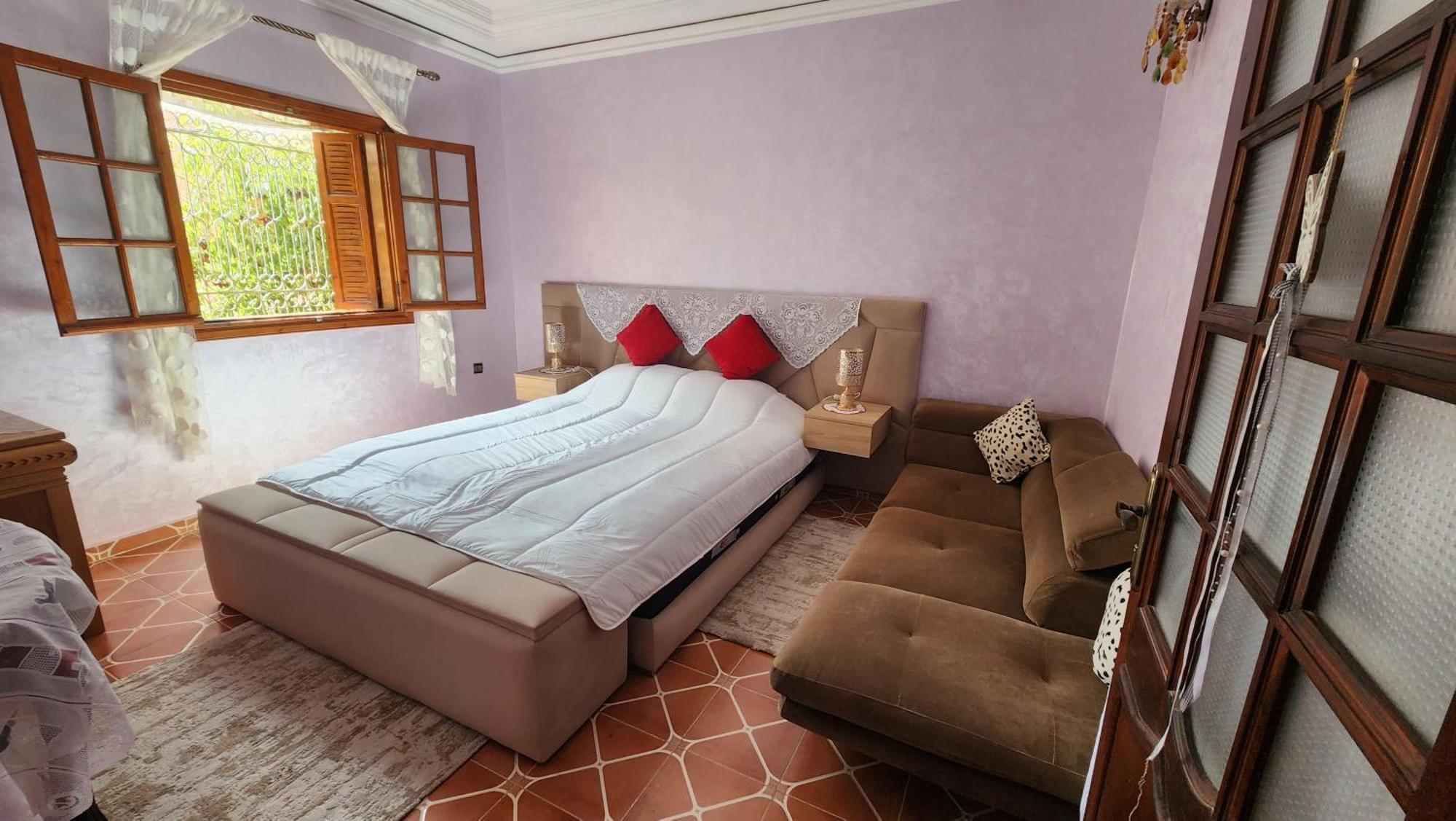 Appartement Riad 5Min A Pied De L'Aeroport Marrakesh Buitenkant foto